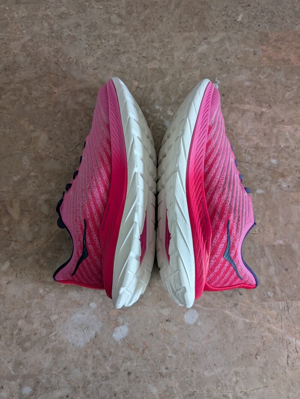 Hoka One One Mach 5 Solimar Strawberry Raspberry Running Shoes Women's 8.5 - Picture 9 of 13